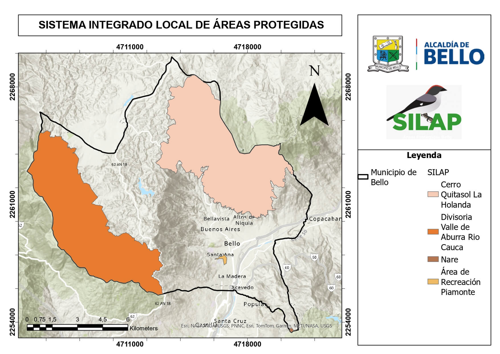 Mapa SILAP