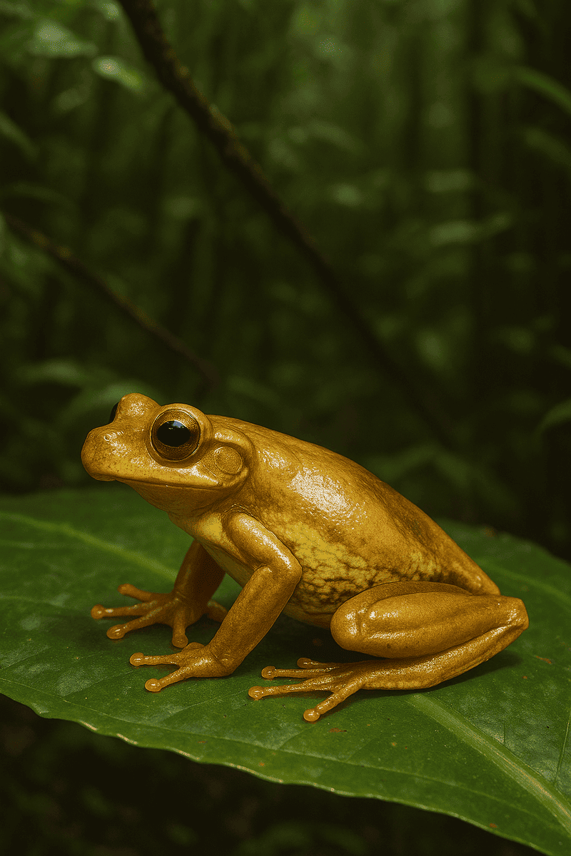 Rana arborícola pequeña, activa durante la noche. Vive en vegetación cercana a cuerpos de agua.